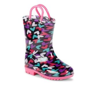 New in Box kids Glossy Rain Boot